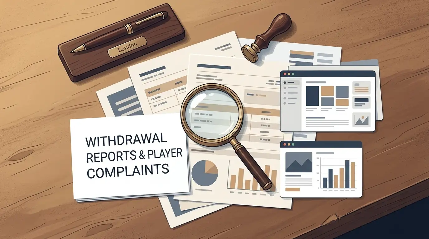 Withdrawal complaint records and payout timelines